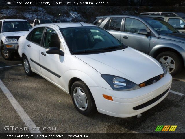 2003 Ford Focus LX Sedan in Cloud 9 White