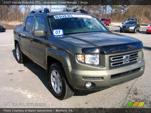 2007 Honda Ridgeline RTL in Aberdeen Green Metallic