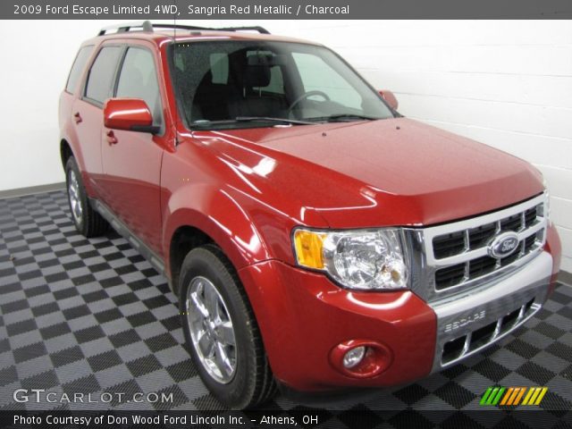 2009 Ford Escape Limited 4WD in Sangria Red Metallic