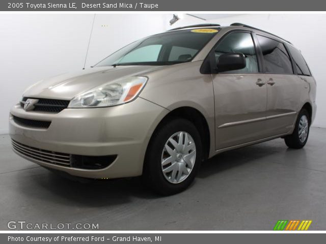 2005 Toyota Sienna LE in Desert Sand Mica