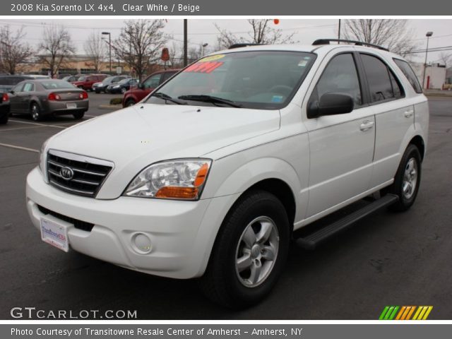 2008 Kia Sorento LX 4x4 in Clear White