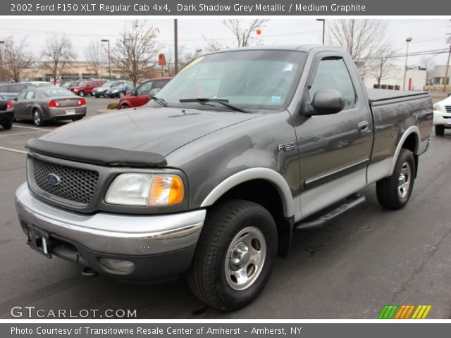 2002 Ford F150 XLT Regular Cab 4x4 in Dark Shadow Grey Metallic