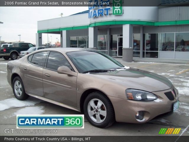 2006 Pontiac Grand Prix Sedan in Bronzestone Metallic