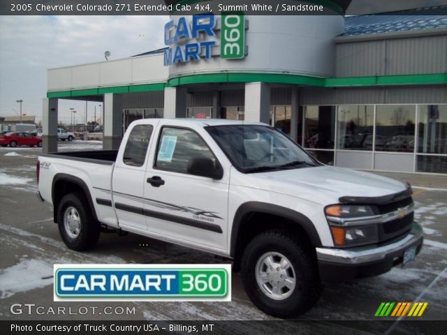 2005 Chevrolet Colorado Z71 Extended Cab 4x4 in Summit White