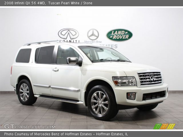 2008 Infiniti QX 56 4WD in Tuscan Pearl White