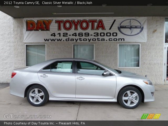 2012 Toyota Camry SE in Classic Silver Metallic