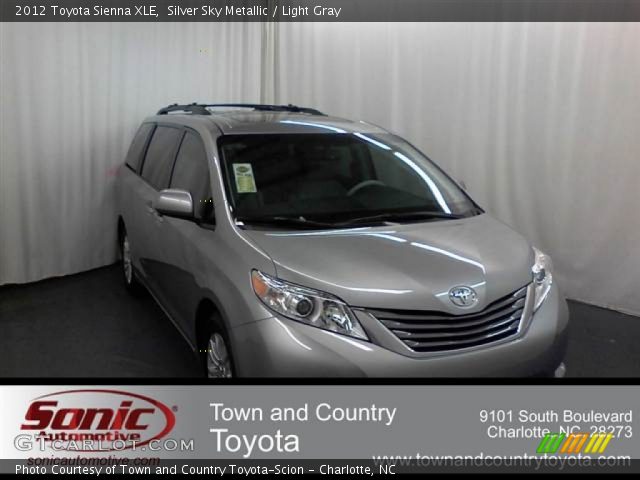2012 Toyota Sienna XLE in Silver Sky Metallic