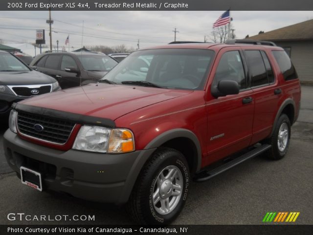 2002 Ford Explorer XLS 4x4 in Toreador Red Metallic