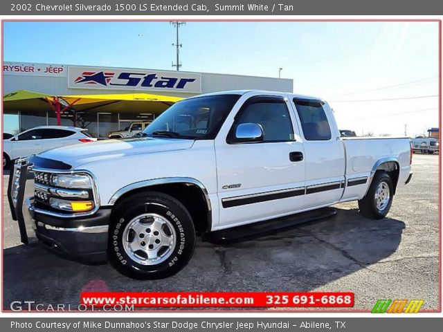 2002 Chevrolet Silverado 1500 LS Extended Cab in Summit White