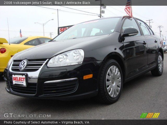 2008 Volkswagen Jetta S Sedan in Black