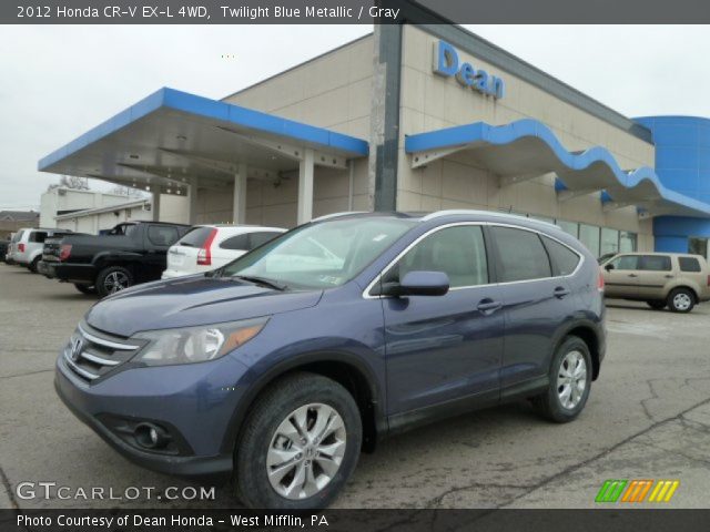 2012 Honda CR-V EX-L 4WD in Twilight Blue Metallic