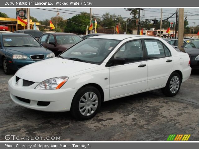 2006 Mitsubishi Lancer ES in Wicked White