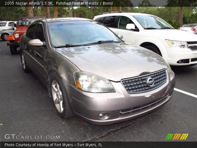 2005 Nissan Altima 3.5 SE in Polished Pewter Metallic