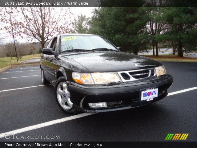 2001 Saab 9-3 SE Sedan in Black