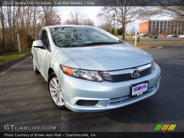 2012 Honda Civic EX Sedan in Cool Mist Metallic