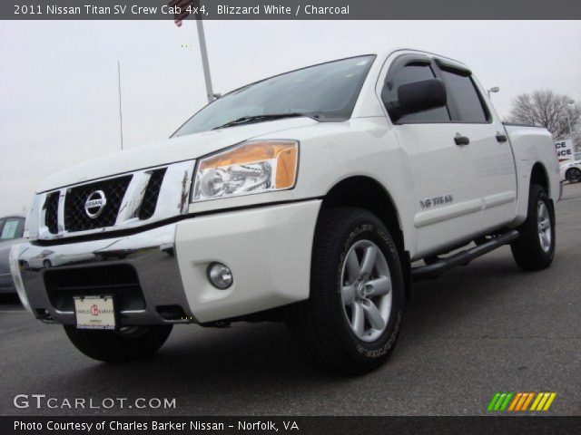 2011 Nissan Titan SV Crew Cab 4x4 in Blizzard White