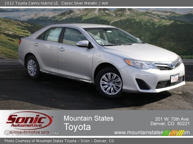 2012 Toyota Camry Hybrid LE in Classic Silver Metallic