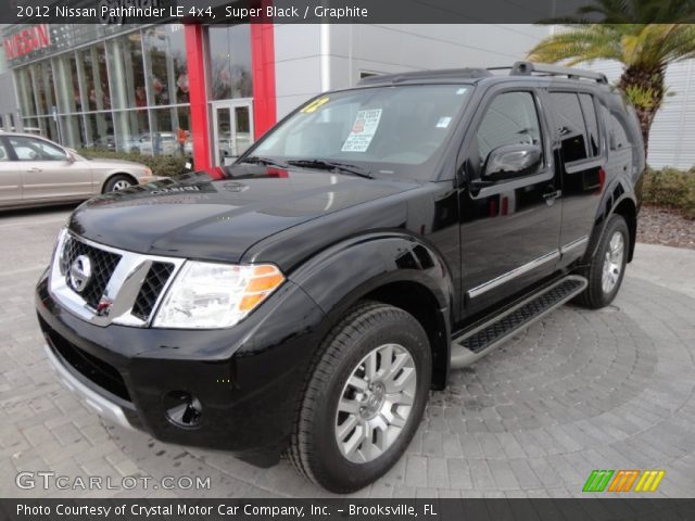 2012 Nissan Pathfinder LE 4x4 in Super Black