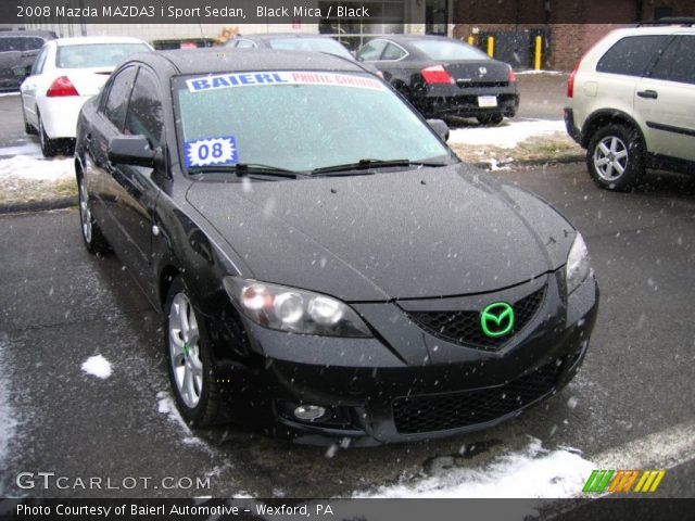 2008 Mazda MAZDA3 i Sport Sedan in Black Mica