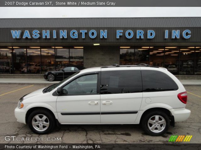 2007 Dodge Caravan SXT in Stone White