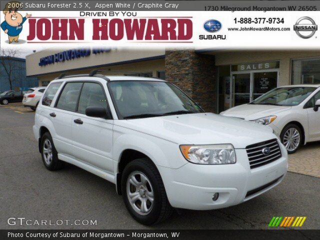 2006 Subaru Forester 2.5 X in Aspen White