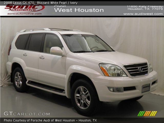 2008 Lexus GX 470 in Blizzard White Pearl