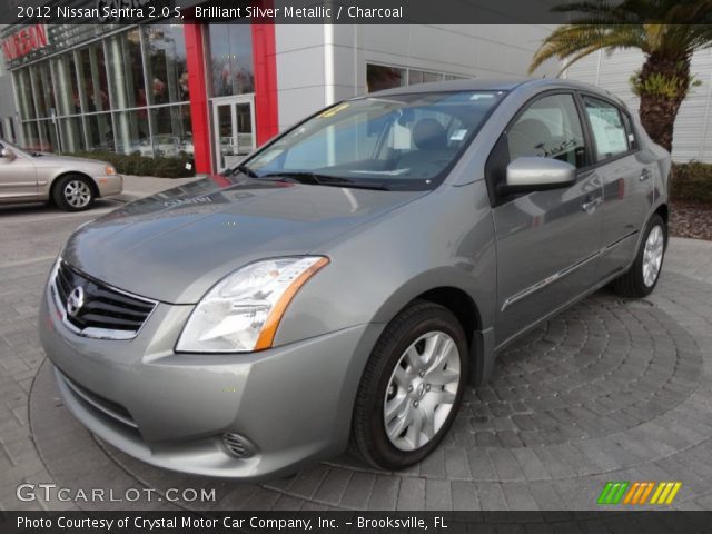 2012 Nissan Sentra 2.0 S in Brilliant Silver Metallic