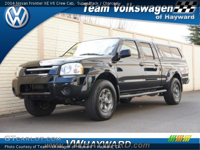 2004 Nissan Frontier XE V6 Crew Cab in Super Black