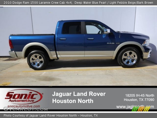 2010 Dodge Ram 1500 Laramie Crew Cab 4x4 in Deep Water Blue Pearl