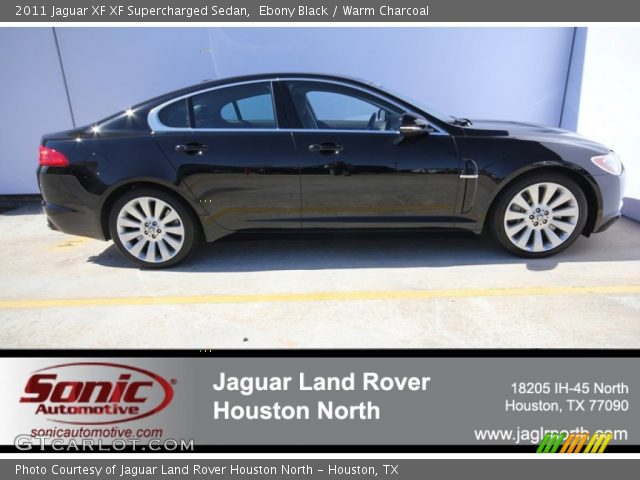 2011 Jaguar XF XF Supercharged Sedan in Ebony Black