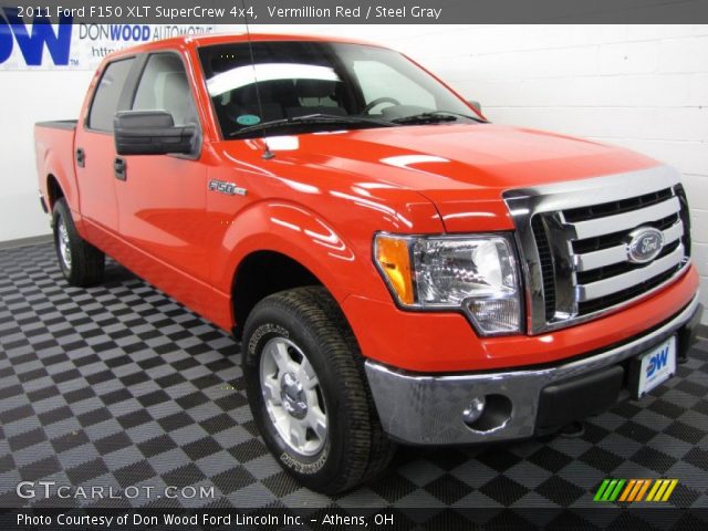 2011 Ford F150 XLT SuperCrew 4x4 in Vermillion Red