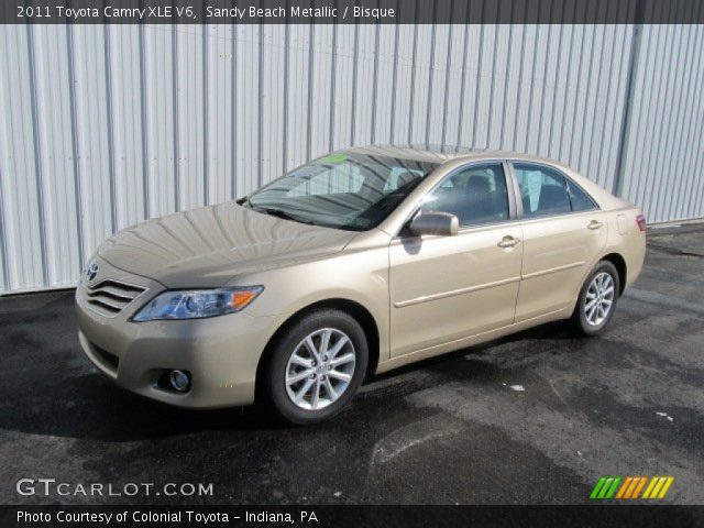 2011 Toyota Camry XLE V6 in Sandy Beach Metallic