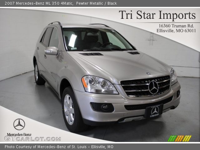 2007 Mercedes-Benz ML 350 4Matic in Pewter Metallic