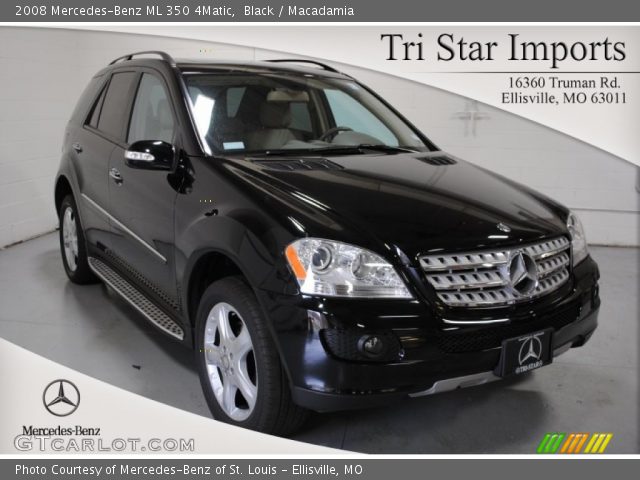 2008 Mercedes-Benz ML 350 4Matic in Black