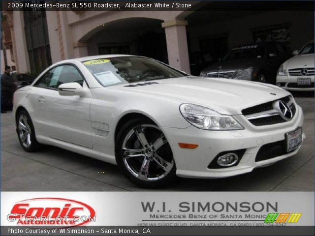 2009 Mercedes-Benz SL 550 Roadster in Alabaster White