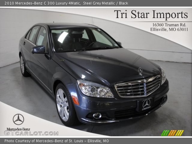 2010 Mercedes-Benz C 300 Luxury 4Matic in Steel Grey Metallic