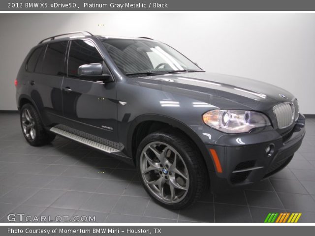 2012 BMW X5 xDrive50i in Platinum Gray Metallic