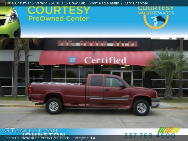 2004 Chevrolet Silverado 2500HD LS Crew Cab in Sport Red Metallic