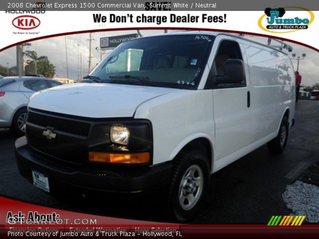 2008 Chevrolet Express 1500 Commercial Van in Summit White