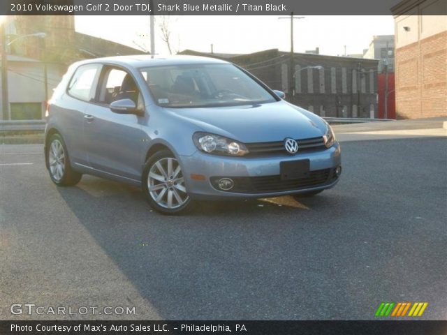2010 Volkswagen Golf 2 Door TDI in Shark Blue Metallic