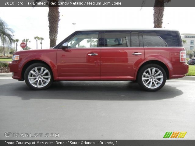 2010 Ford Flex Limited in Red Candy Metallic