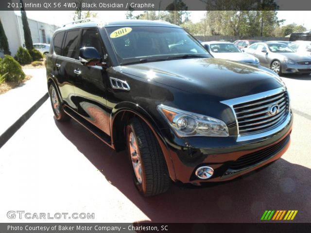 2011 Infiniti QX 56 4WD in Black Obsidian