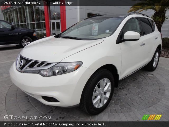 2012 Nissan Murano SV in Pearl White