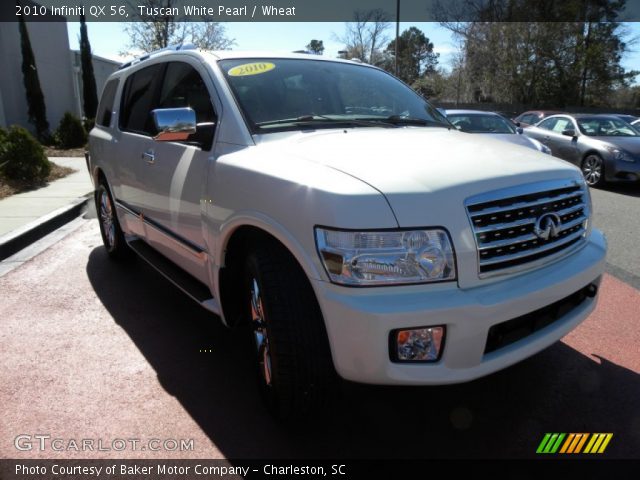 2010 Infiniti QX 56 in Tuscan White Pearl