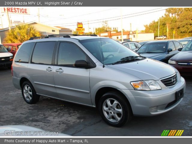 2000 Mazda MPV LX in Highlight Silver