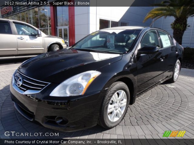 2012 Nissan Altima 2.5 S in Super Black