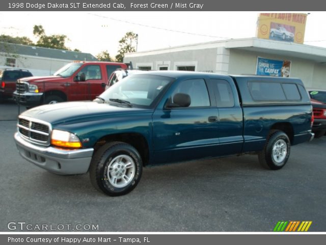 1998 Dodge Dakota SLT Extended Cab in Forest Green
