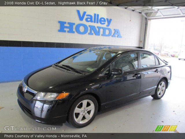 2008 Honda Civic EX-L Sedan in Nighthawk Black Pearl