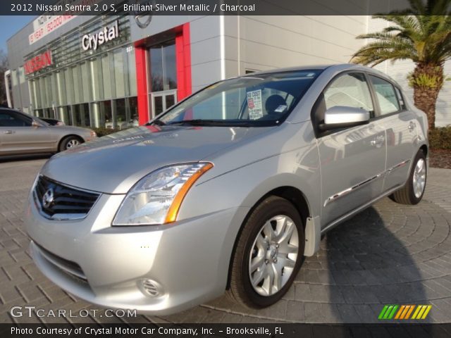 2012 Nissan Sentra 2.0 S in Brilliant Silver Metallic
