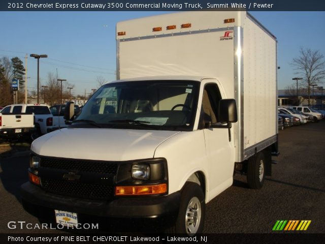 2012 Chevrolet Express Cutaway 3500 Commercial Moving Truck in Summit White